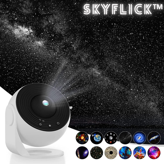 SkyFlick™ – Realistic Planetarium Galaxy Starry Sky Projector Effect Light [50% Off]