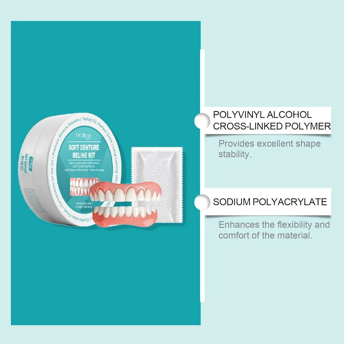 SmileGuard™ Silicone Prosthesis Set – Smile Confidently All Day Without Slipping or Pain