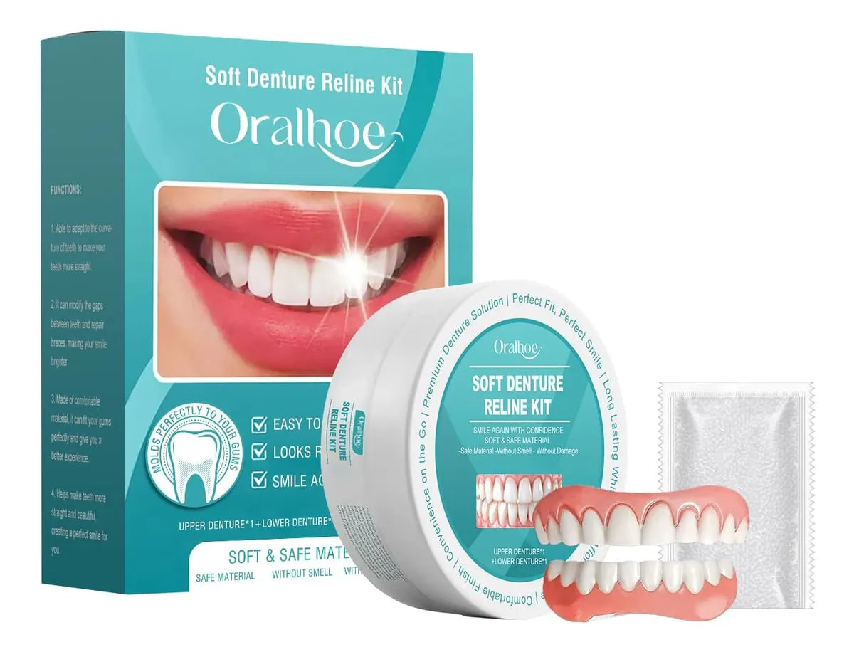 SmileGuard™ Silicone Prosthesis Set – Smile Confidently All Day Without Slipping or Pain