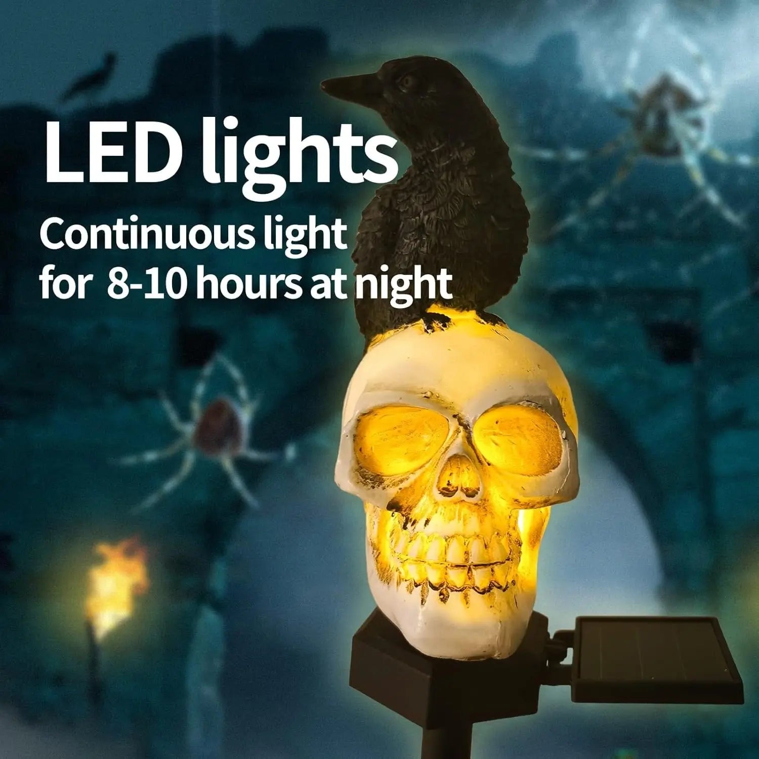 SolarSkull™ – 6–10 Hours of Stable and Atmospheric Night Lighting [50% Off]