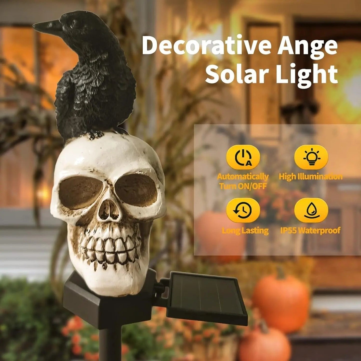 SolarSkull™ – 6–10 Hours of Stable and Atmospheric Night Lighting [50% Off]