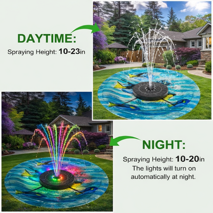 SolarFountain™ – Legendary Interactive Solar Water Fountain with Decorative Garden Design [50% Discount]