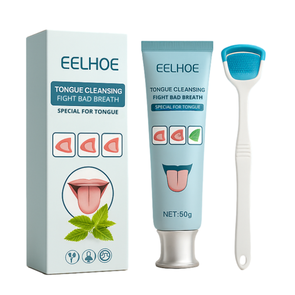 Tongue Cleaner | Fresh Breath Support | Probiotic Oral Care Gel | FreshSeal