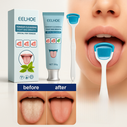 Tongue Cleaner | Fresh Breath Support | Probiotic Oral Care Gel | FreshSeal
