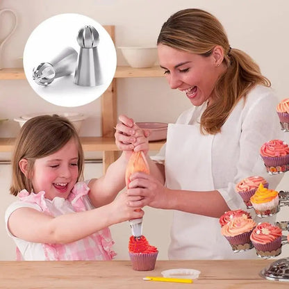 CakeOver™ – Stainless Steel Cake Decorating Set [4 + 4 Free]