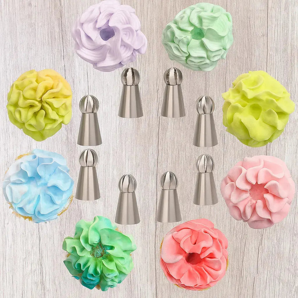 CakeOver™ – Stainless Steel Cake Decorating Set [4 + 4 Free]