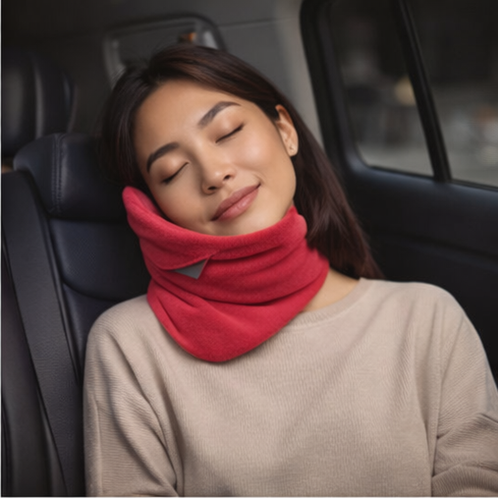 Travel Pillow Neck Wrap | Prevent Neck Pain | Wrap Around Support Design | RestWrap