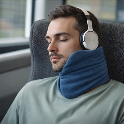 Travel Pillow Neck Wrap | Prevent Neck Pain | Wrap Around Support Design | RestWrap