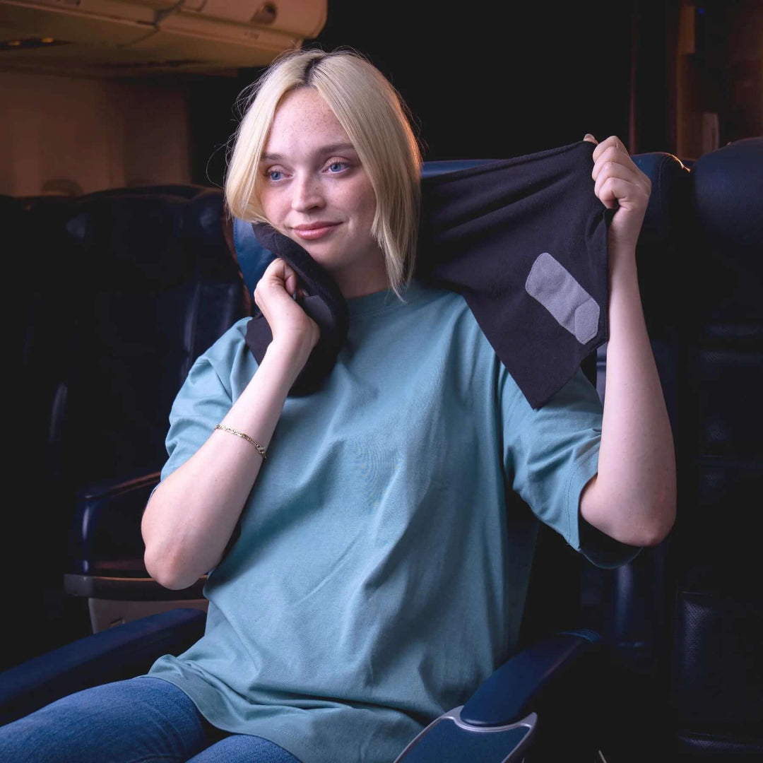 Travel Pillow Neck Wrap | Prevent Neck Pain | Wrap Around Support Design | RestWrap