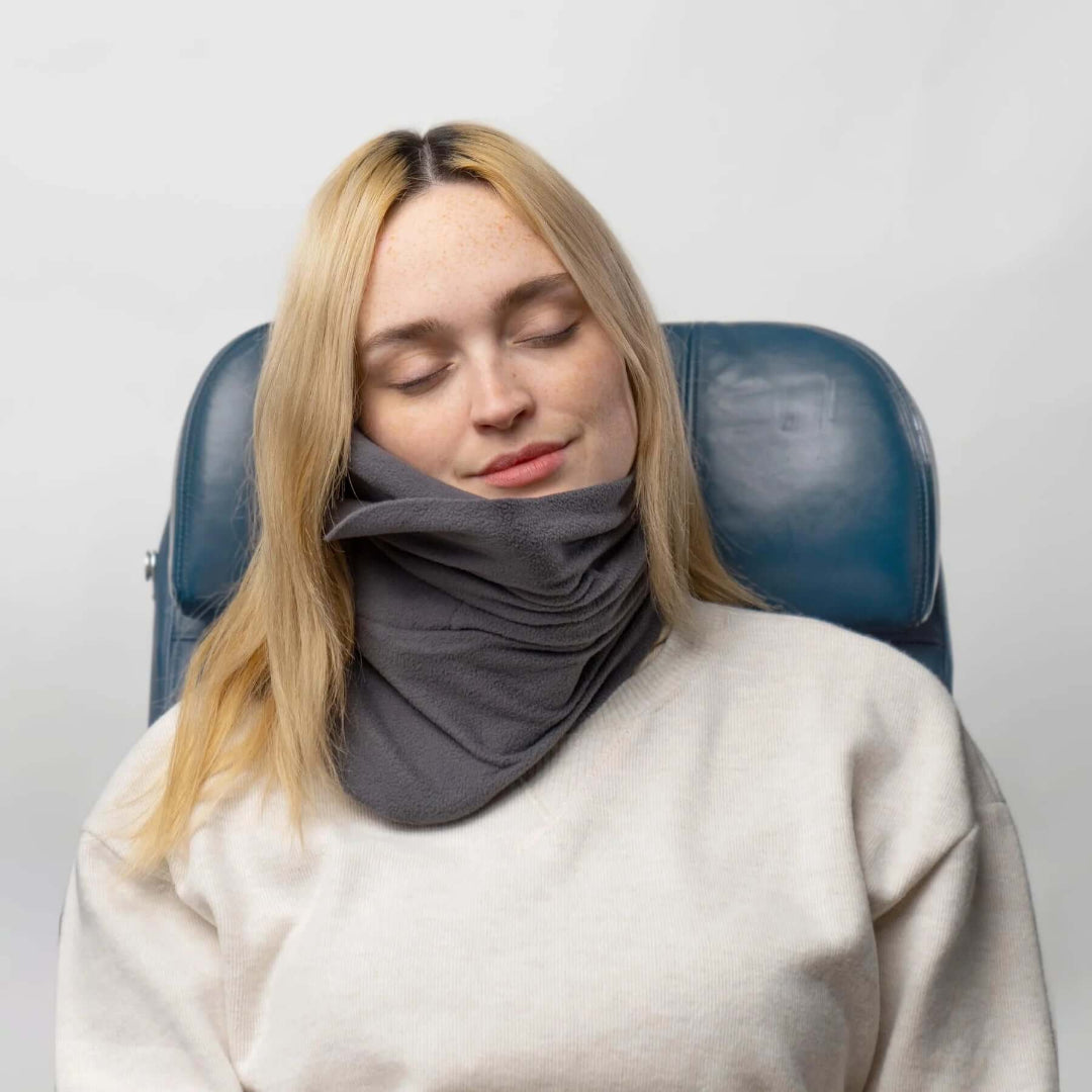 Travel Pillow Neck Wrap | Prevent Neck Pain | Wrap Around Support Design | RestWrap