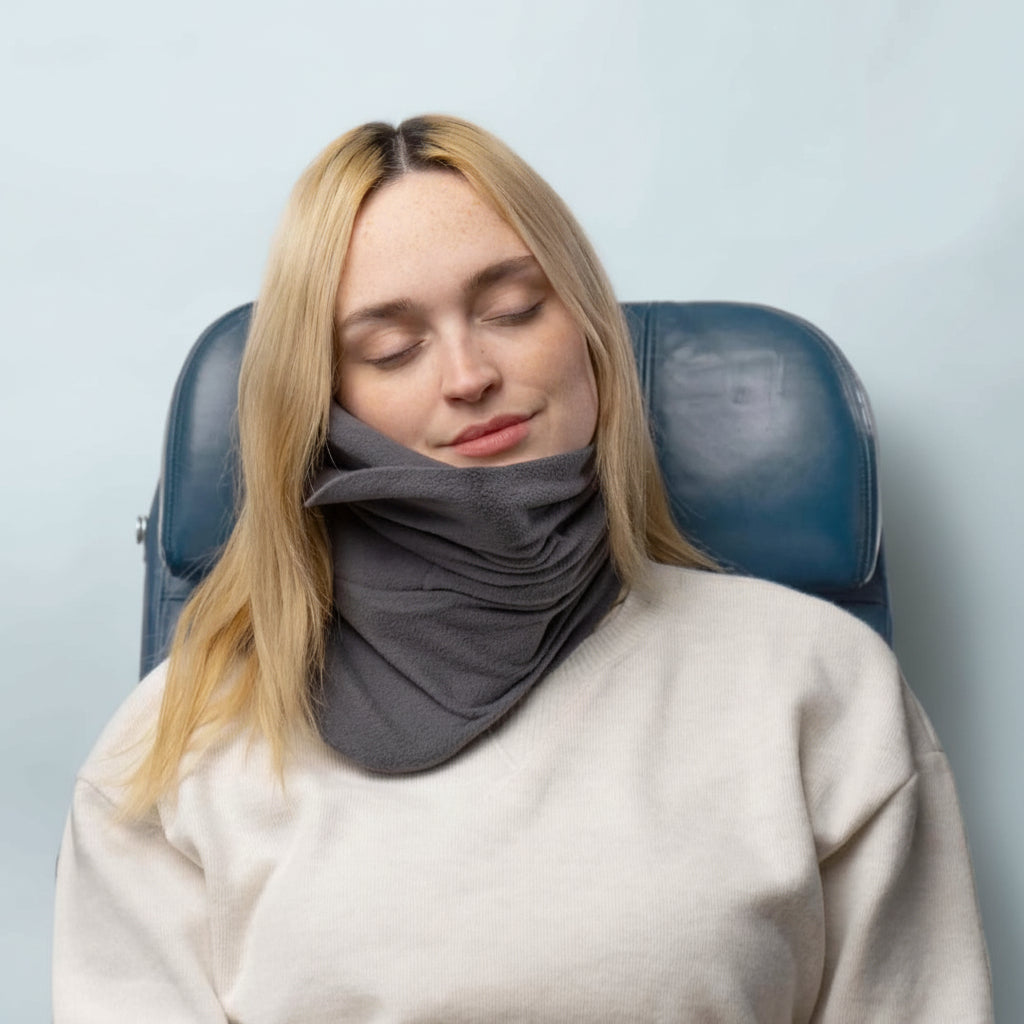 Travel Pillow | Prevent Neck Pain | Wrap Around Support Design | AeroHug
