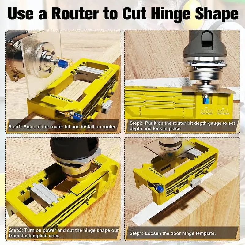 HingeRoute™ – For precise & easy installation of round and square hinges [50% Off]