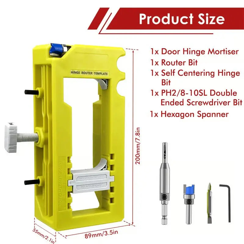 HingeRoute™ – For precise & easy installation of round and square hinges [50% Off]