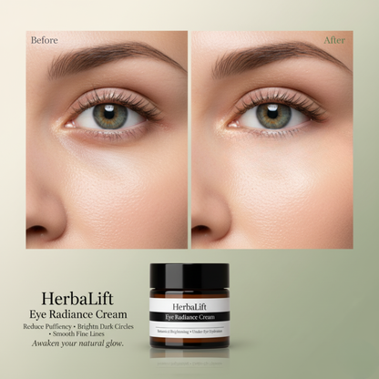 Under Eye Cream | Brightening & De-Puffing | Hydrating Firm Care | HerbaLift