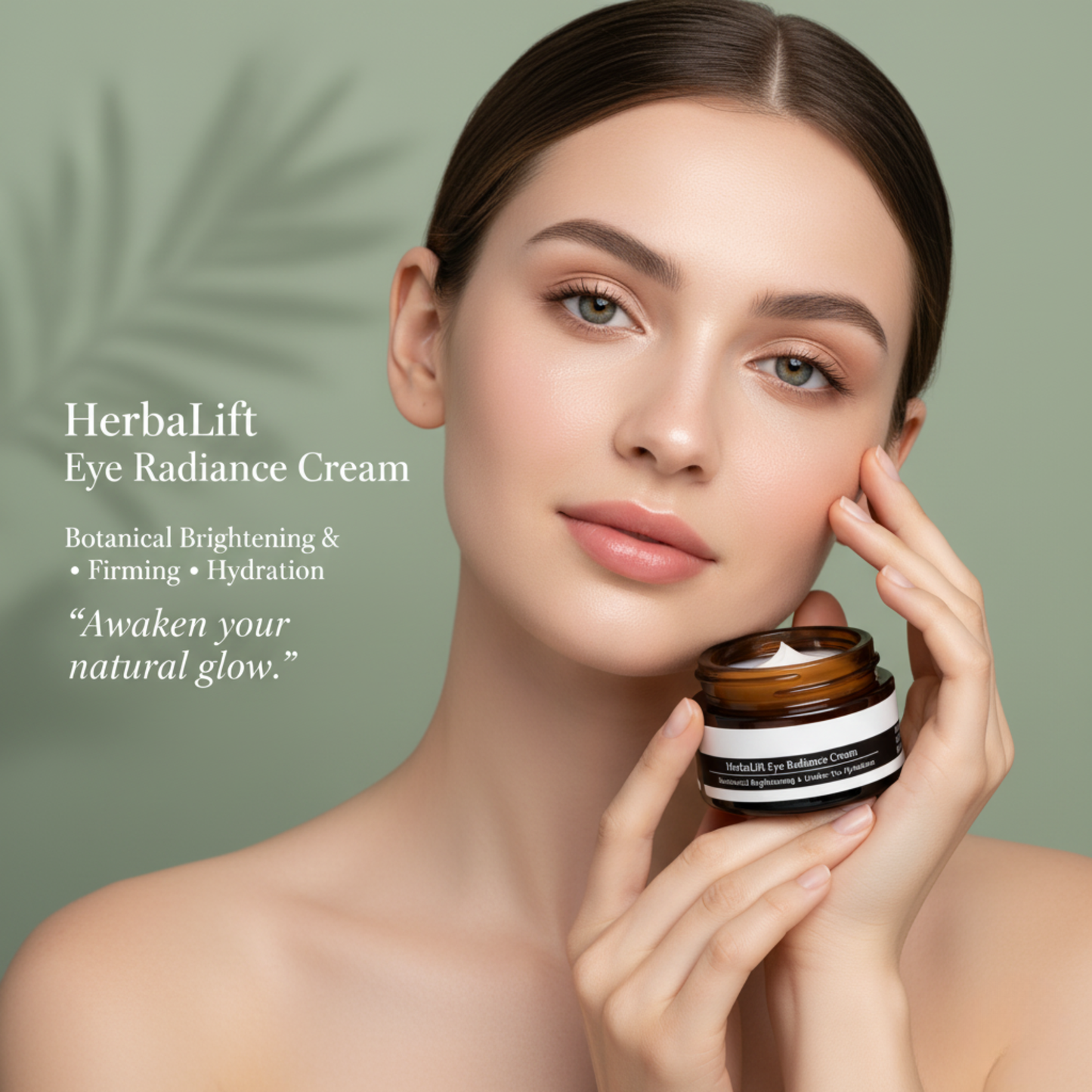 Under Eye Cream | Brightening & De-Puffing | Hydrating Firm Care | HerbaLift