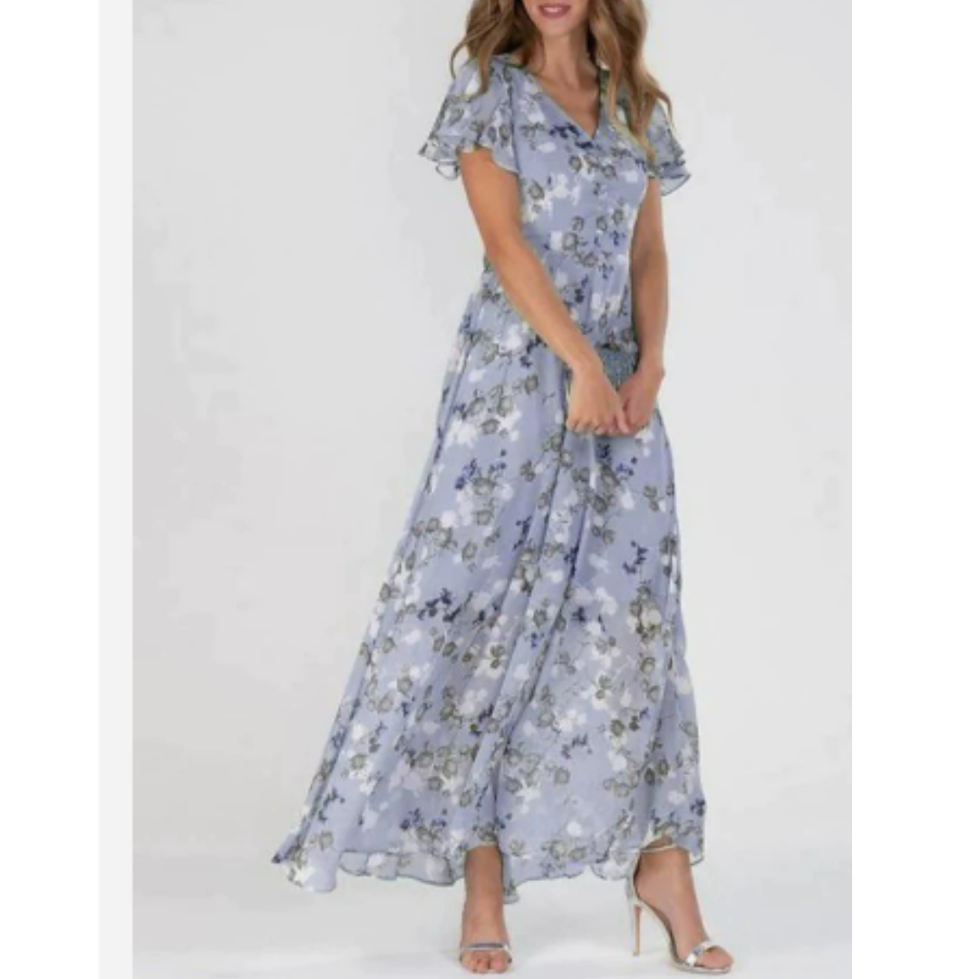 Light Floral Maxi Spring Dress