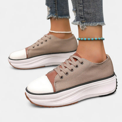 Women’s Platform Chunky Sneakers Lace Up