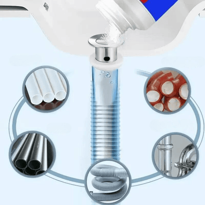 ClearFlow™ - Drain Cleaner with Triple Action Against Clogs [1 + 1 Free]