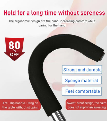 Walking Stick with Seat | Foldable Design | 120 kg Load Capacity | Non-Slip Base | Radianta