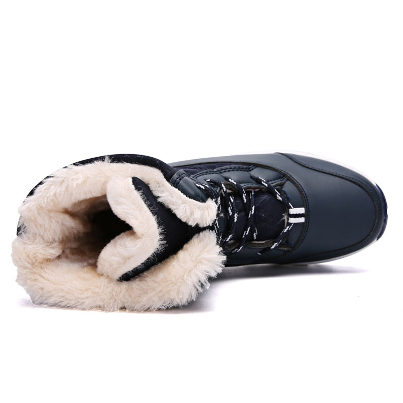 Women’s Warm Winter Boots with Outdoor Snow Tread