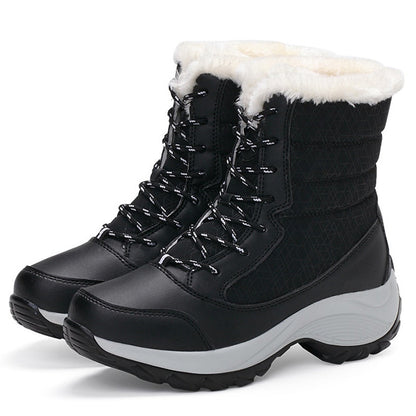 Women’s Warm Winter Boots with Outdoor Snow Tread