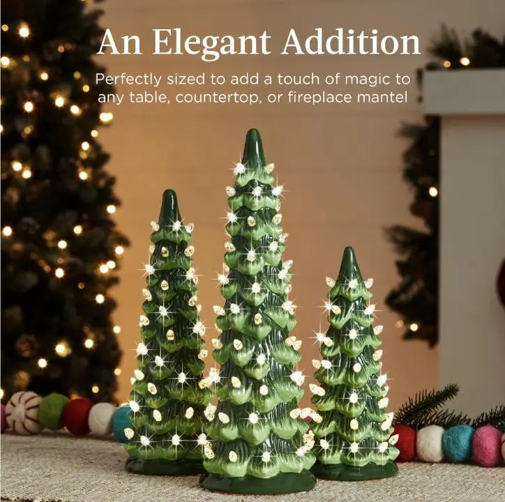 ChristLed™ – Hand-Painted, Cordless 3-Piece Set for Festive Lighting [50% Off]