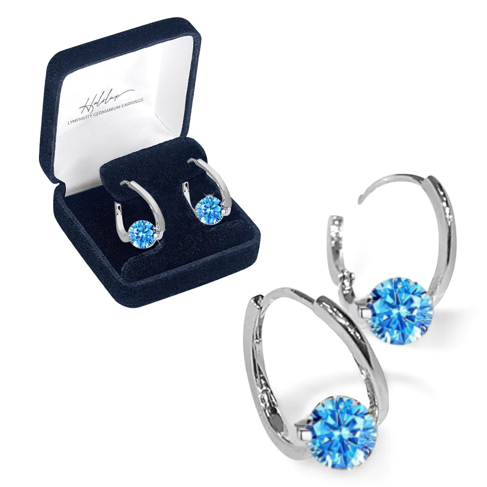 Magnetic Hoop Earrings with Stone Detail – Hypoallergenic Gold