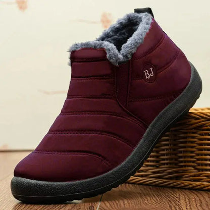 Classic Warm Slip-On Boots with Short Shaft Women