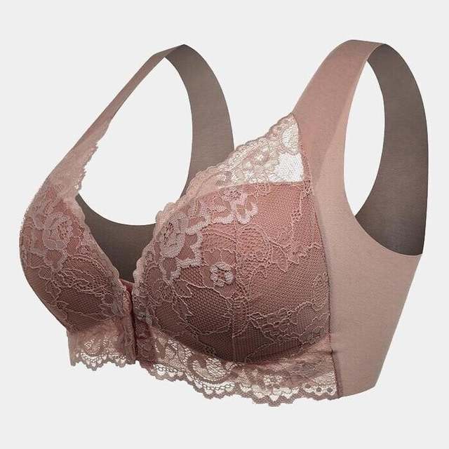 Seamless Front Closure Comfort Bra – Breathable & Wire-Free