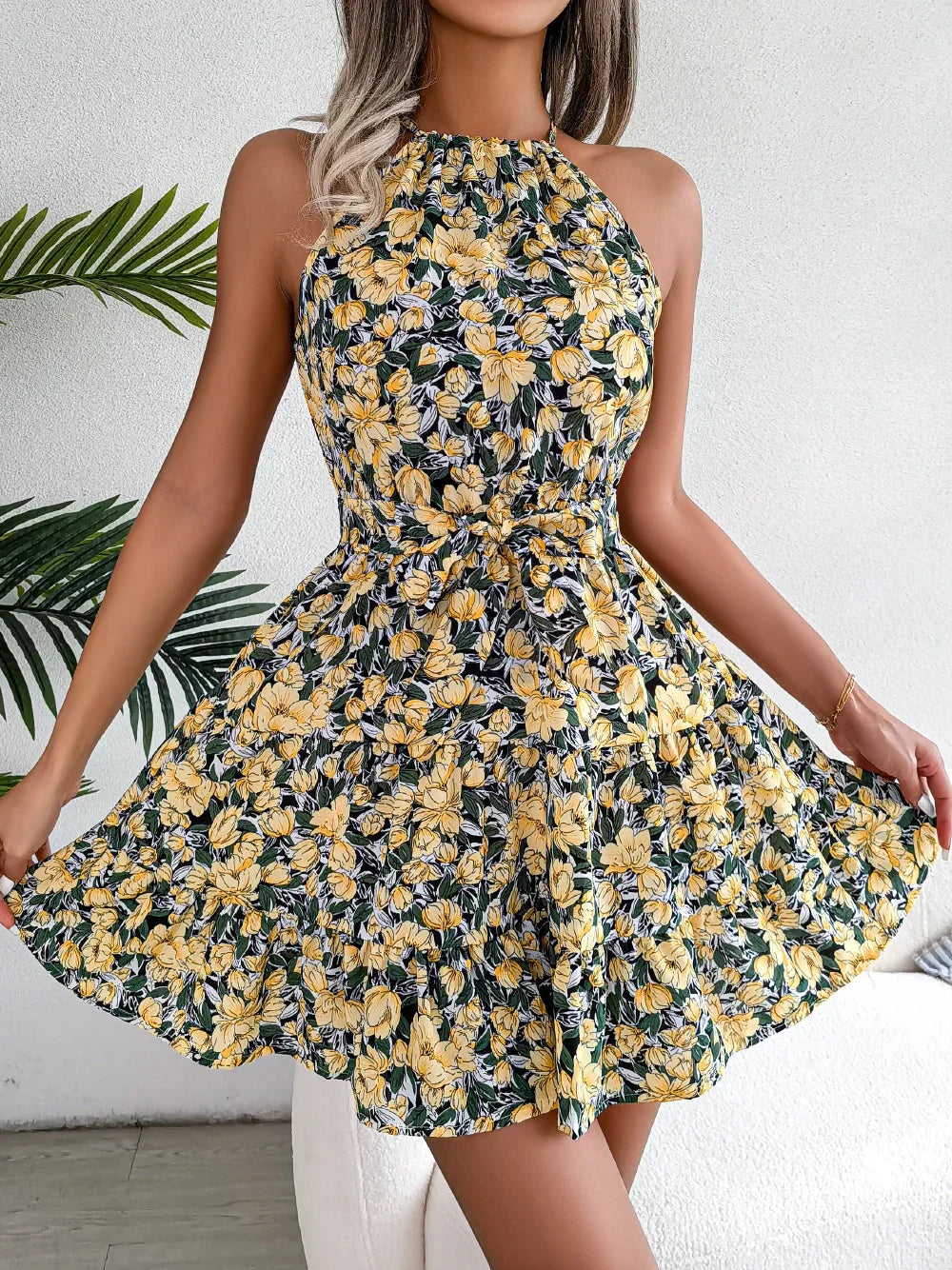 Flowy Floral Dress for Women