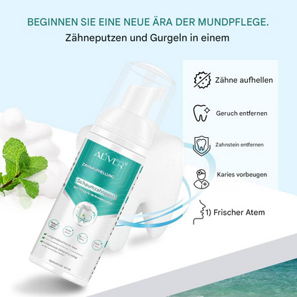 Aliver – Teeth Whitening Foam Toothpaste for Brilliantly White Teeth [1 + 1 Free]