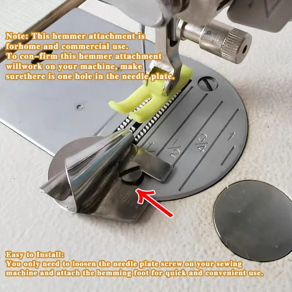 PerfektSew™ – Precision Spiral Hemming Foot for Sewing [4 + 4 Free]