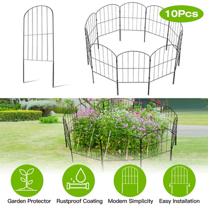 GardenCare – Decorative Stainless Steel Garden Fence for Stylish Bed Edging [50% Discount]