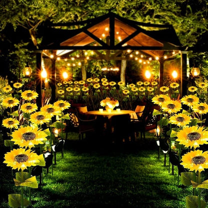 GardenRadiance – Solar Sunflower Lights that Transform Your Garden into Magical Light [50% Discount]