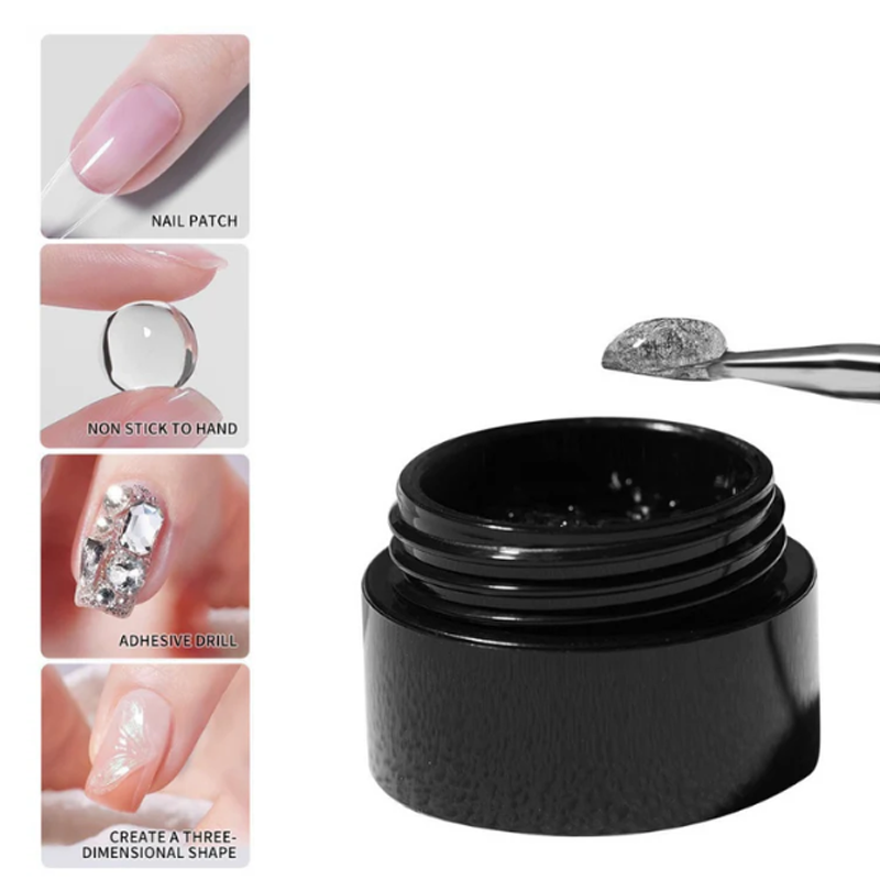 Press-On Nail Gel Glue – Strong Hold UV/LED Curing for Long-Lasting Nails