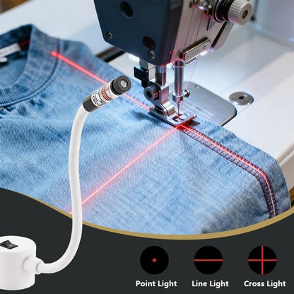 LaserSew™ – Magnetic laser light for sewing machines for precise sewing & quilting perfect alignment [50% Off]