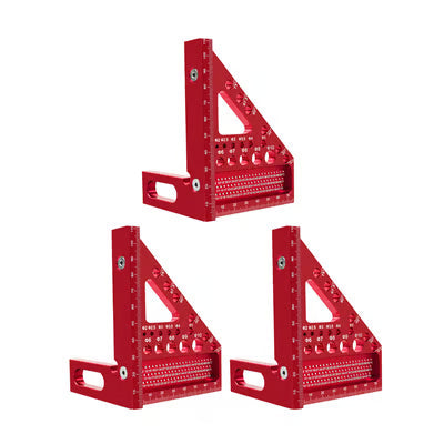 Multi-Angle Measuring & Scribing Tool with Laser-Engraved Scales