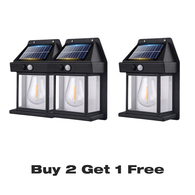 Solar Security Light with Motion Sensor – IP65 Outdoor LED Lamp