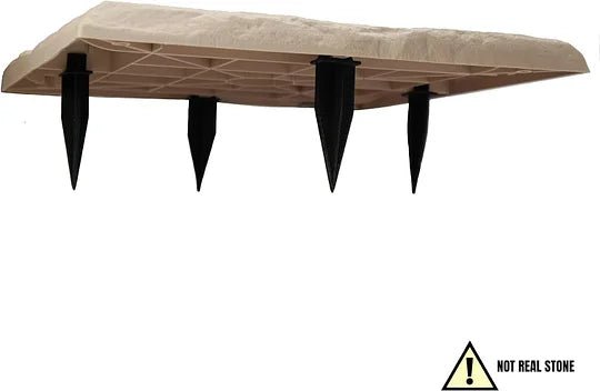 Non-Slip Outdoor Pathway Tiles with Ground Spikes for Secure Grip