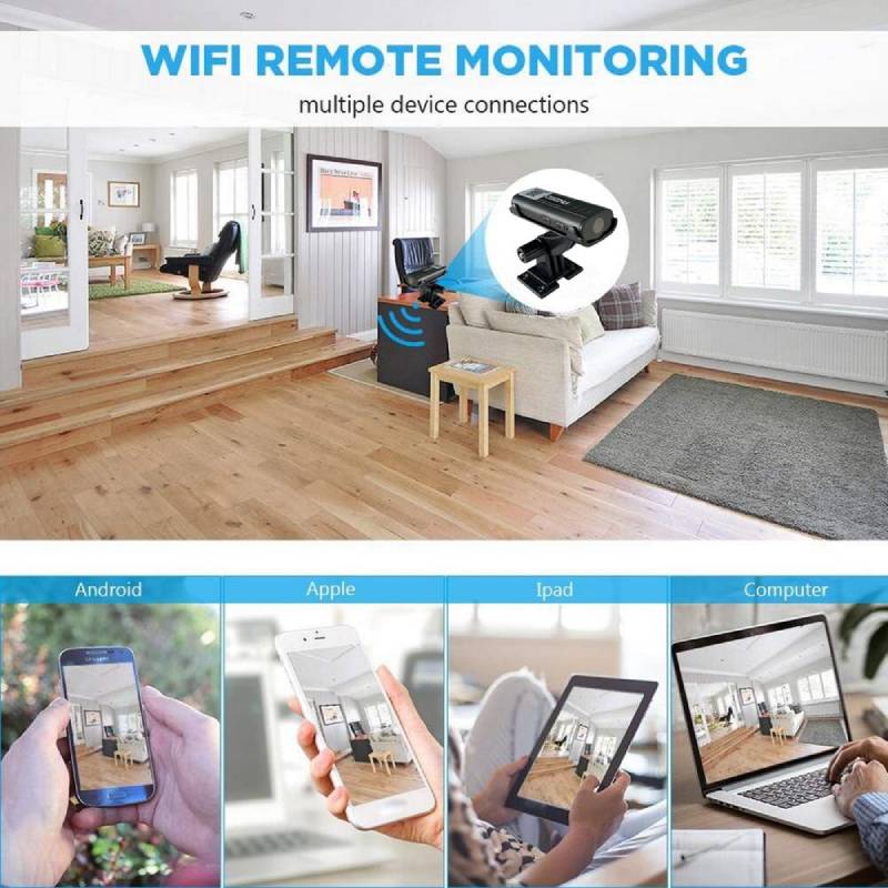 SafeView™ – Mini Security Camera with Motion Detection and Remote Access! [50% Off]