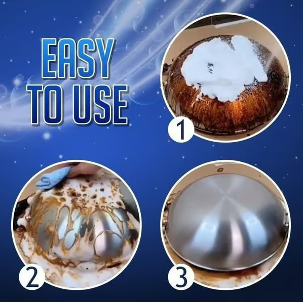 No-Rinse Cleaning Foam Spray for Kitchen Grease and Stubborn Stains