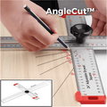Precision Angle Measuring Ruler for Woodworking & DIY Projects