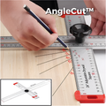 High-Precision Metal Angle Ruler for Woodworking and Construction