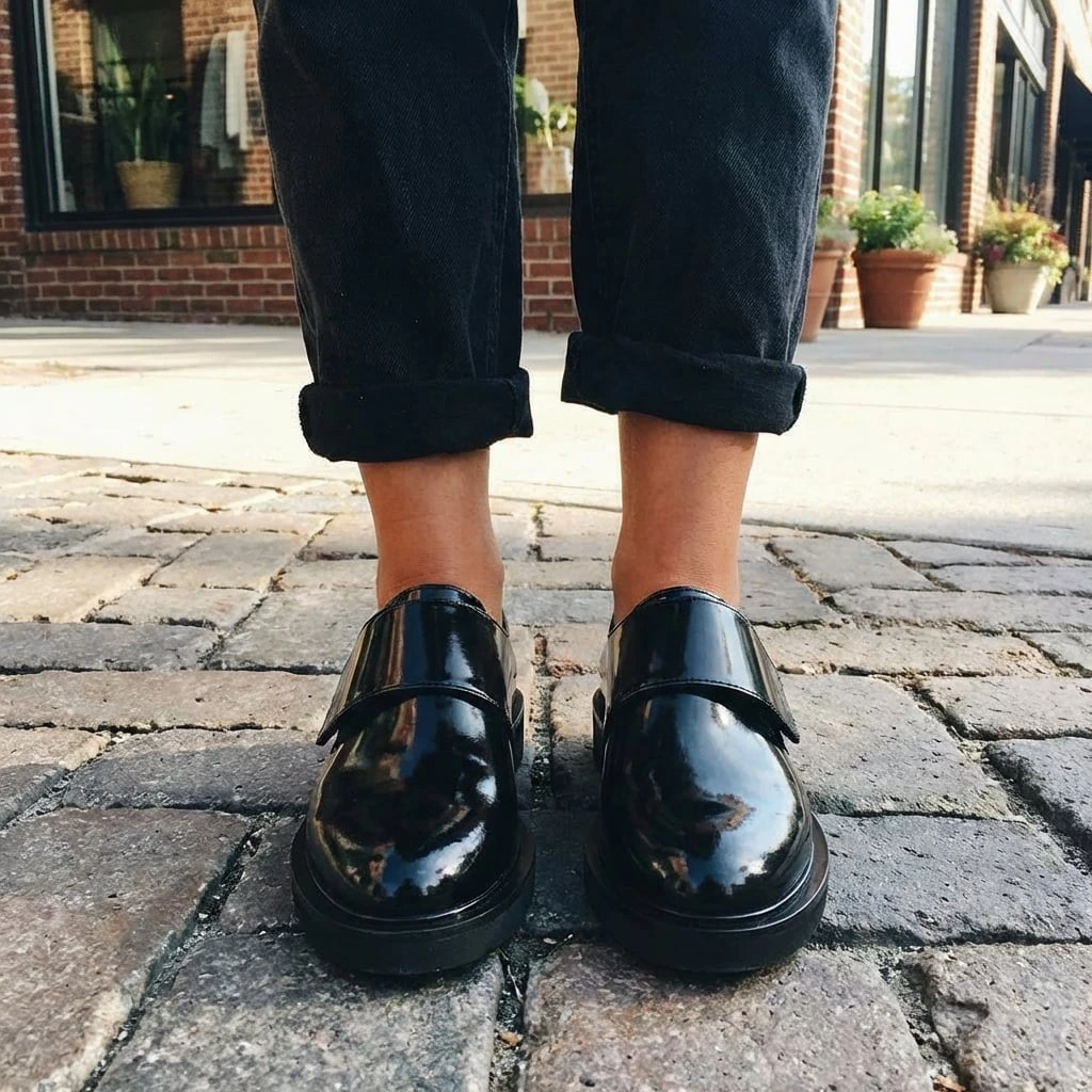 Women’s Orthopedic Platform Penny Loafers