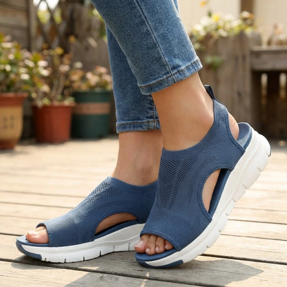 Women’s Orthopedic Walking Sandals with Cushioned Sole