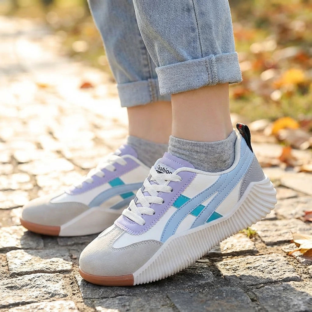 Women’s Orthopedic Colorblock Running Sneakers