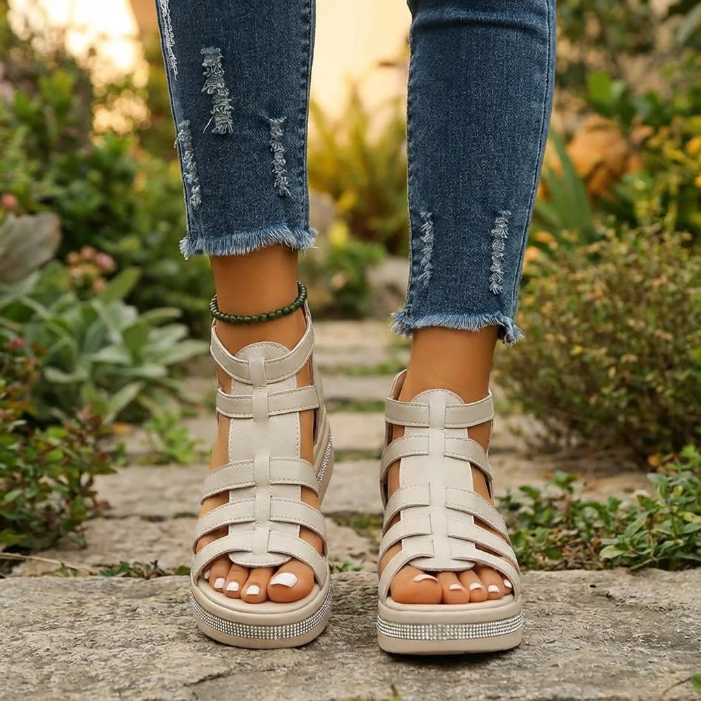 Axelle | Women’s Comfortable Platform Gladiator Sandals