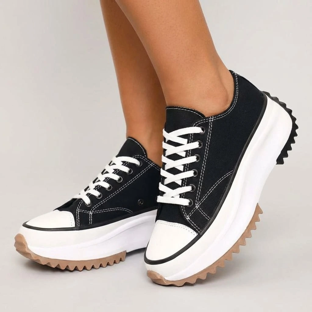 Women’s Platform Chunky Sneakers Lace Up