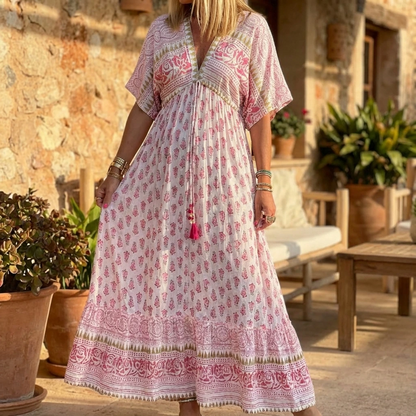 Women's Spring Boho Maxi Dress
