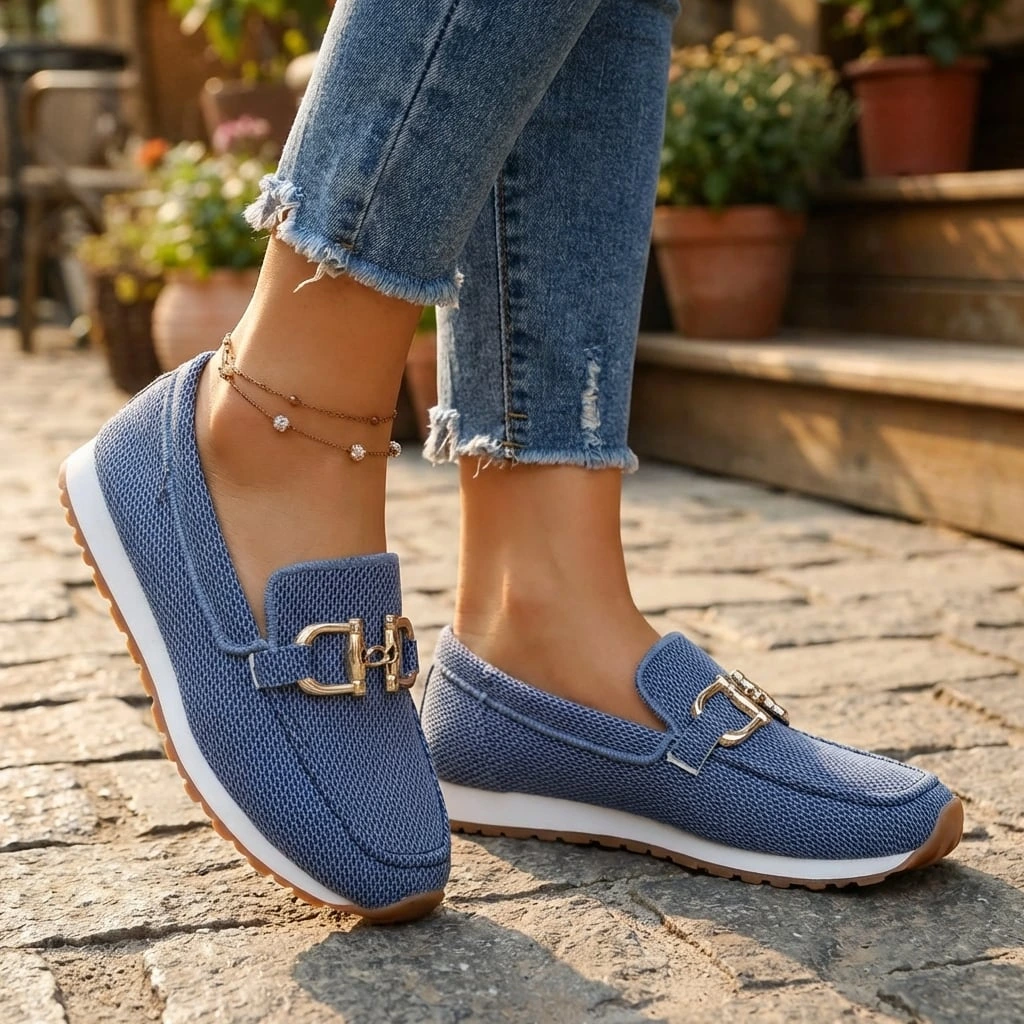 Women’s Comfortable Slip-On Loafer Sneakers